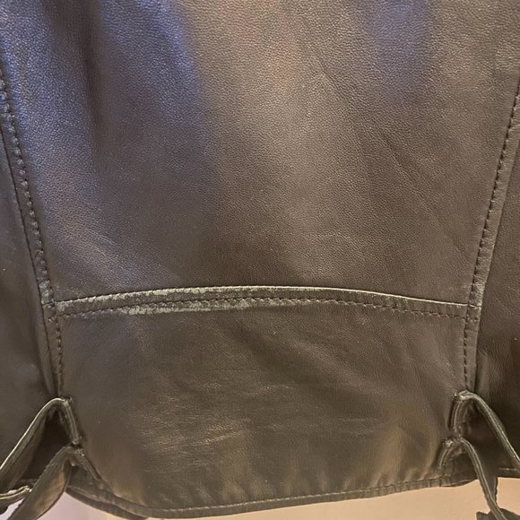 Juicy Couture Leather Motorcycle Jacket - Picture 3 of 8